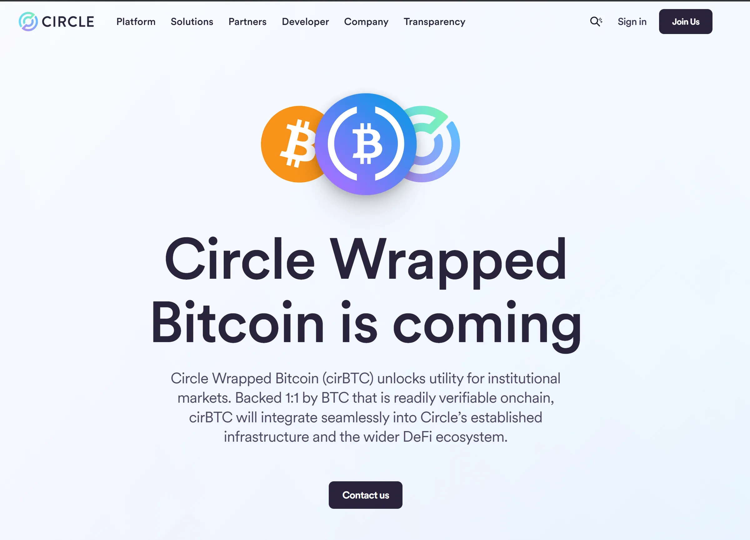 Circle представила cirBTC — новый обёрнутый биткоин с полной ...